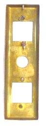 PLATE, COVER, HALL, INTERMEDIATE, BRONZE, PAN SPECIAL AS SHOWN OTIS # 147FD2-7