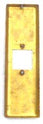 PLATE, COVER, HALL, TERMINAL, BRONZE, FORMED OTIS # 147FD1-7