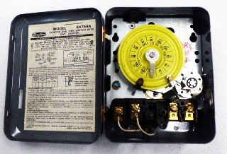 SWITCH, TIME, 24 HOURS, 110/125  VAC MOTOR, DAYTON # 6X79A