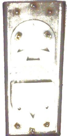 LANTERN, HALL, FACEPLATE & ARROWS, VERTICAL, SS OTIS # A8846AA1-3
