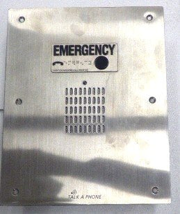 PHONE, FLUSH MOUNT, 24 V, SINGLE BUTTON, TALK A PHONE # ETP-100EB