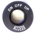 COLLAR, KEY SWITCH, ACCESS, MARKED DN-OFF-UP OTIS # AAA340BT4