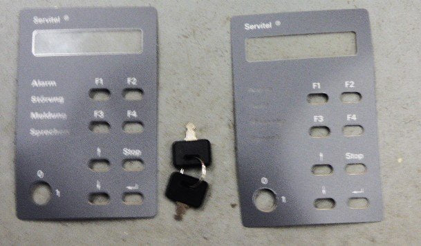PHONE, MACHINE ROOM, WITH DUAL LANGUAGE INSERTS, SCHINDLER # 206813