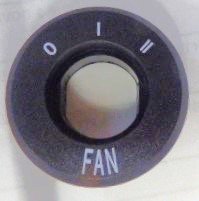 COLLAR, KEY SWITCH, FAN, 2 SPEED, MARKED DN-OFF OTIS # AAA340BT16