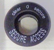 COLLAR, KEY SWITCH, SECURE ACCESS, MARKED CLEAR-O-SECURE OTIS # AAA340BT10