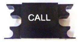 SPACER, 1.25  WIDE, BLACK, MARKED CALL DOVER # 9893817