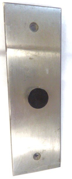 PLATE, COVER, HALL, TERMINAL, STAINLESS STEEL, 7 3/4 X 2 1/2