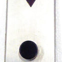 PLATE, COVER, HALL, TERMINAL, DOWN, WITH ARROW STAINLESS STEEL, 7 3/4 X 2 1/2
