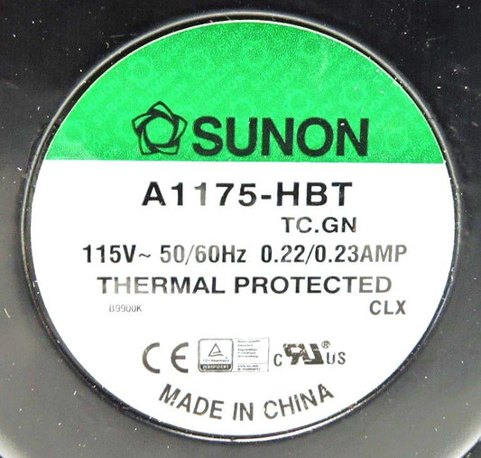 FAN, CONTROLLER COOLING, AXIAL, METAL 115VAC SUNON A1175-HBT T