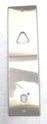 PLATE, HALL STATION, SINGLE BUTTON, S.S. USED WITH SCHINDLER 321A FIXTURES