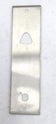 PLATE, HALL STATION, SINGLE BUTTON, S.S. USED WITH SCHINDLER 321A FIXTURES