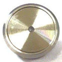BUTTON, SS, FLAT, BLUE LED 24VDC, MICRO MOTION III OTIS # AAA23500AM39