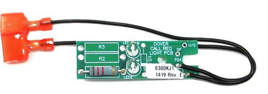 BOARD, CIRCUIT, CALL REGISTER LIGHT 24 VDC DOVER # 6300KJ1 9773101