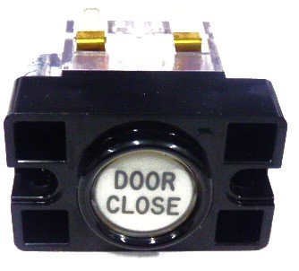 BUTTON, ADAMS REPLACEMENT, MARKED DOOR CLOSE ADAMS D-455A SERIES