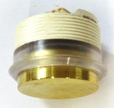 BUTTON, BRONZE FLAT PROJECTING RED LED CLEAR RING, 24 VDC OTIS # AAA23500CH51