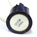 PUSHBUTTON, BLACK, ROUND, WHITE INSERT, MARKED DOOR OPEN  US # 167-03011-100