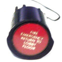 PUSHBUTTON, BLACK, ROUND, RED INSERT, MARKED FIRE EMER. US # 167-03011-100