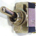 SWITCH, TOGGLE, SPST, 20 AMP @ 125 VAC SCREW TERMINALS CARLING # E-60272