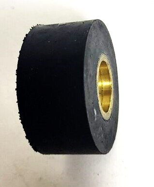 ROLLER, RUBBER, LIMIT SW, BRASS INSERT 15/8 O.D. X 3/4, 1/4 BORE OTIS # 456EE1