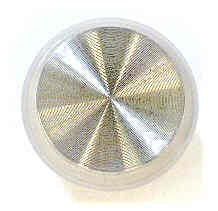 BUTTON, SS,  FLAT PROJECTING YEL/GRN LED CLEAR RING, 24 VDC OTIS # AAA23500CH10