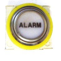 BUTTON, WHITE, ALARM WITH CONTACT BLOCK, HALO & RETAINER TKE # 9728533 & 989529