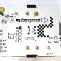 BUTTON, WHITE LED, 6-30 VOLT, MARKED 3R MADE FOR OTIS INNOVATION PB SERIES