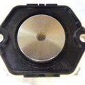 BUTTON, SS, CENTER DOT, 2 SETS N.O. CONTACTS, DUPAR