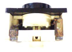BUTTON, DOOR CLOSE, NC/NO CONTACTS WHITE BUTTON, BLACK BEZEL, LIGHT UP, TYPE RBW