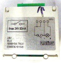 BUTTON, SS, BLUE LED, BLANK COMPLETE AS SHOWN TKE # 9728533 & 989529