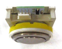 BUTTON, SS, BLUE LED, BLANK COMPLETE AS SHOWN TKE # 9728533 & 989529