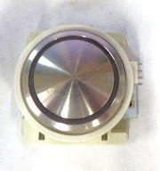 BUTTON, SS, BLUE LED, BLANK COMPLETE AS SHOWN TKE # 9728533 & 989529