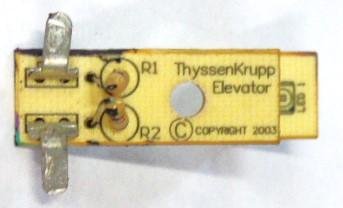 BOARD, CIRCUIT, LED LAMP, 24 VDC, AMBER DOVER # 9773204 6300RK24