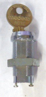 SWITCH, KEYED, 2 POSITION, MAINTAINED, REMOVE AT 12 & 3, MEDECO KEY RO3E