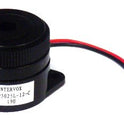 BUZZER, CAR STATION, 12 VDC, ALARM, PIEZO, INTERMITTENT INTERVOX # BRP-3025L-12