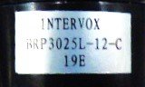 BUZZER, CAR STATION, 12 VDC, ALARM, PIEZO, INTERMITTENT INTERVOX # BRP-3025L-12