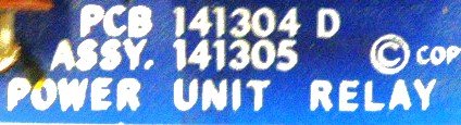 BOARD, CIRCUIT, RELAY, POWER, DMC DOVER # 141305 6300BJ