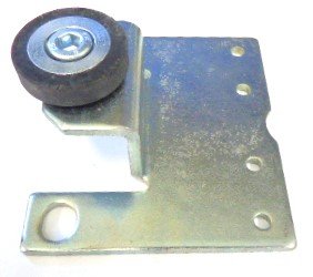 BRACKET, STEEL WITH RUBBER TIRED ROLLER, USED ON AMDY LOCK  KONE # KM601026G15