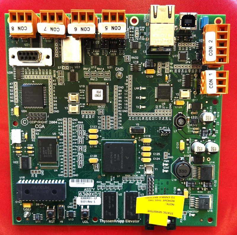 BOARD, CIRCUIT, CGA ASSEMBLY DOVER # 6300XD1-LF REV L AKA 9726263