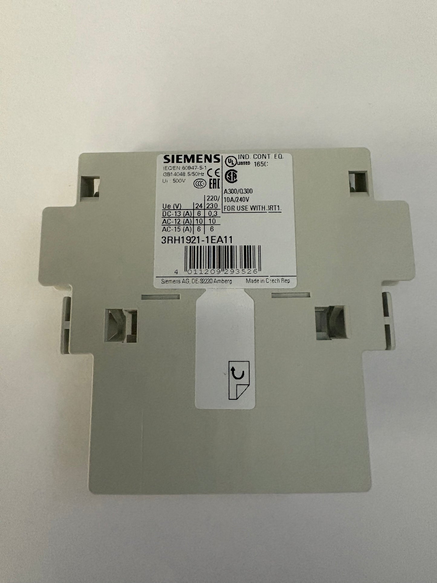 SIEMENS 3RH1921-1EA11 / 3RH19211EA11