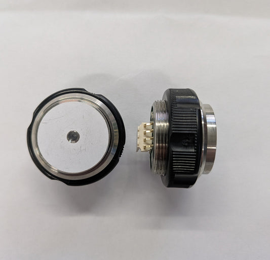 BUTTON, SS, FLAT, GREEN LED VANDAL RESIST OTIS # AAA23500AM43